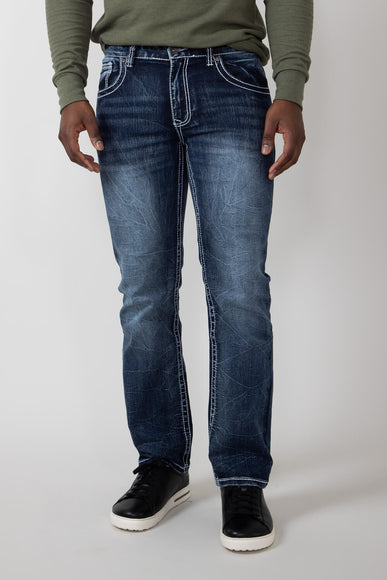 True Luck Blake Bootcut Stretch Jeans for Men