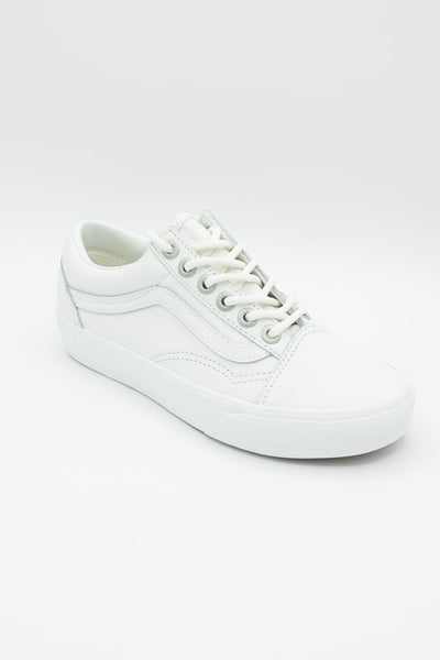Vans Old Skool Leather Sneakers in White
