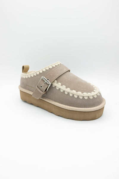 Vintage Havana Close Clogs for Women in Grey
