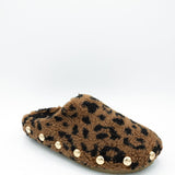 Vintage Havana Thrill Leopard Slippers for Women in Brown