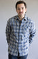 Weatherproof Vintage Chalk Flannel Shirt for Men in Sargasso Sea