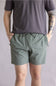 Warp Interval Athletic Shorts for Men in Agave Green
