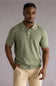 Weatherproof vintage diamond polo sweater seagrass