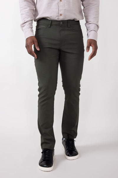 Weatherproof Vintage Momentum 5 Pocket Pants for Men in Olive
