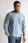 Weatherproof Vintage Twill Stonewash Roll Neck Sweater for Men in Insignia Blue
