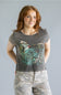 Zutter Mallard Crop Tee for Women in Espresso