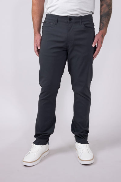 Copper & Oak Faille 5 Pocket Pants for Men in Iron