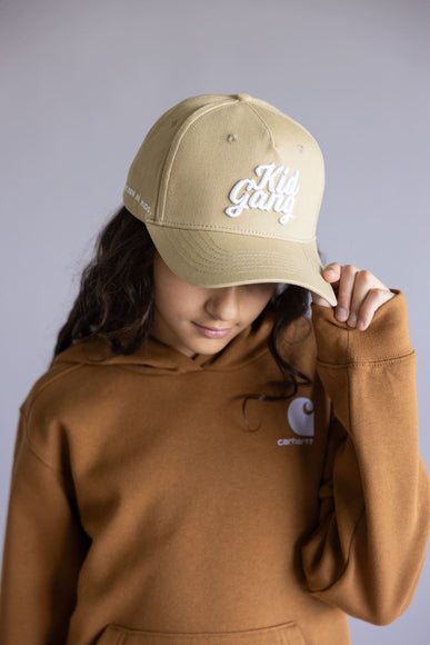Kid Gang Trucker Hat for Kids in Tan