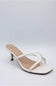 Cane Kitten Heels for Women in White