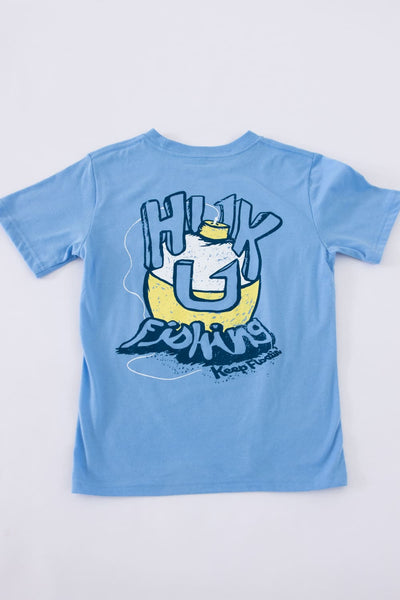 Huk Fishing Youth Rad Series T-Shirt for Boys in Blue