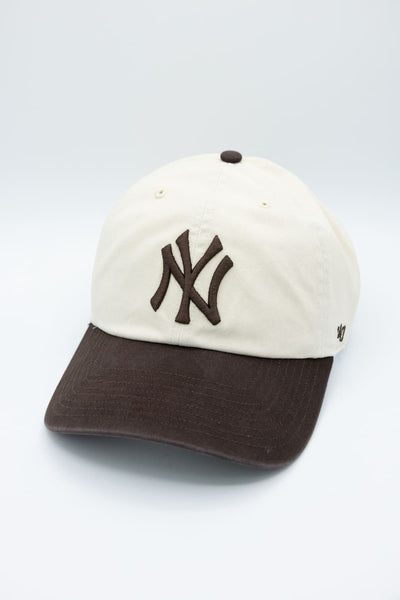'47 New York Yankees Clean Up Hat in Brown/Cream