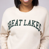 1897 Active Great Lakes Fleece Sweatshirt for Women in Cream