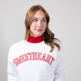 1897 Active Sweetheart Sweatshirt for Women in White