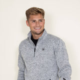 Ariat Caldwell 1/4 Zip for Men in Heather Grey