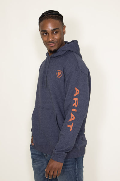 Ariat Logo Hoodie for Men in Grey