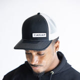 Ariat Offset Patch Hat for Men in Black