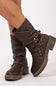 Blowfish Malibu Rebel Western Booties for Women in Brown