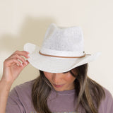 C.C. Sequin Cowgirl Hat for Women in White