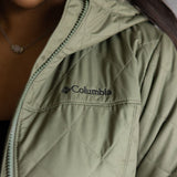 Columbia Copper Crest II Hooded Jacket for Women in Green