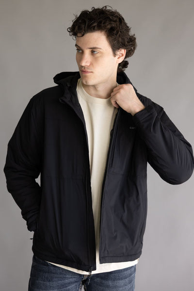 Carhartt Rugged Flex Relaxed Fit Lightweight Stretch Insulated Jacket for Men in Black | 106981-N04 BLACK