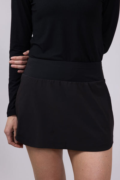 Free Fly Bamboo-Lined Active Breeze Skort for Women in Black
