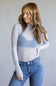 Free People Intimately Minding My Own Business Sheer Layering Top for Women in Cashmere Blue