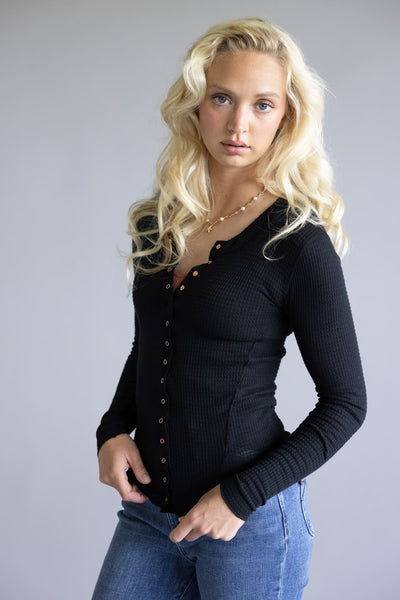 Free People Intimately Going Places Cardi for Women in Black