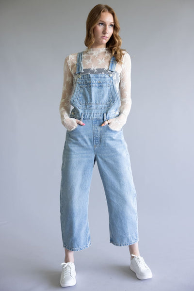 Free People We The Free Deep Trance Overalls for Women in Tunnel Vision