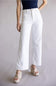 Mica Crop Wide Jeans for Women in White