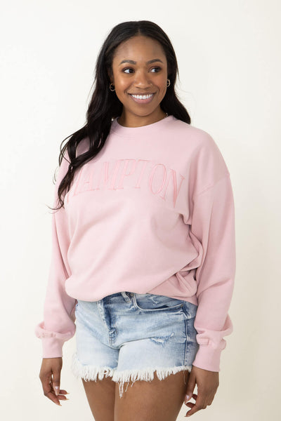 Wedding Pink Print Pattern Women's Sweatshirt