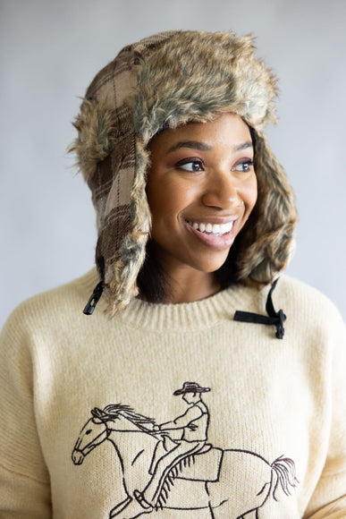 001-JFH-GROUP-TRAPPER-HAT-FAUX-FUR-BROWN-PLAID-FF06C-BROWN_8bdf2795-78cf-4832-a7fa-7251b2e4a0f6