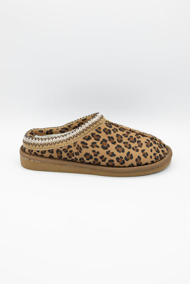 Katydid Leopard Slippers for Women in Brown