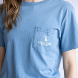 Local Girl Western Whiskey T-Shirt for Women in Slate