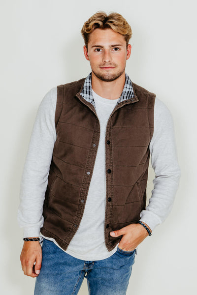 Union Canyon Vest for Men in Beast Brown