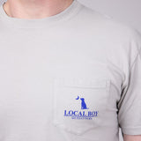 Local Boy Ultra T-Shirt for Men in Silver