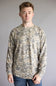 Marsh Wear Surfside Waffle Shirt for Men in Khaki Mallard Camo