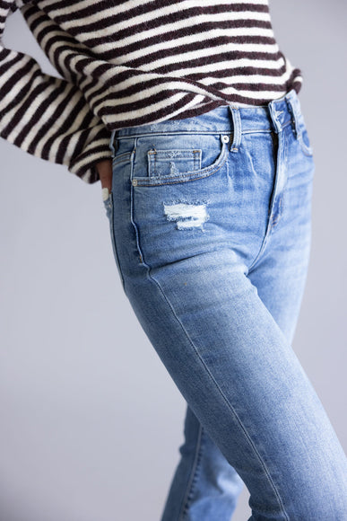 Mica High Rise Straight Crop Jeans for Women