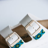 Natural Life Sandal Charm Set in Lime Green