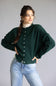 Things Between Piper Cardigan for Women in Forest Green