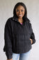 Quilted Pullover for Women in Black