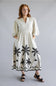 Simply Southern Embroidered Puff Sleeve Dress for Women in Linen
