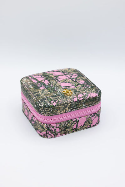 Simply Southern Jewelry Box Case in Pink Camo