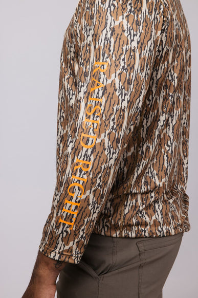 Simply Southern Mens Sport Shirt for Men in Brown Camo