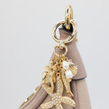 Starfish Shell Pearl Purse Charm in Gold