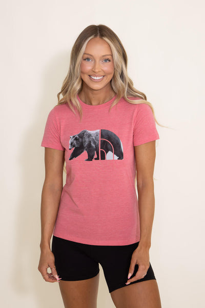 The North Face Bear T-shirt for Women in Pink