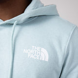 The North Face Box Logo Hoodie for Men in Muted Pine