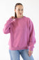 Things Between Mock Neck Fleece Pullover for Women in Rose | TBT14112-G-ROS