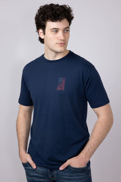 Troll Co Dirty Hands Clean Money Flagship T-Shirt for Men in Navy