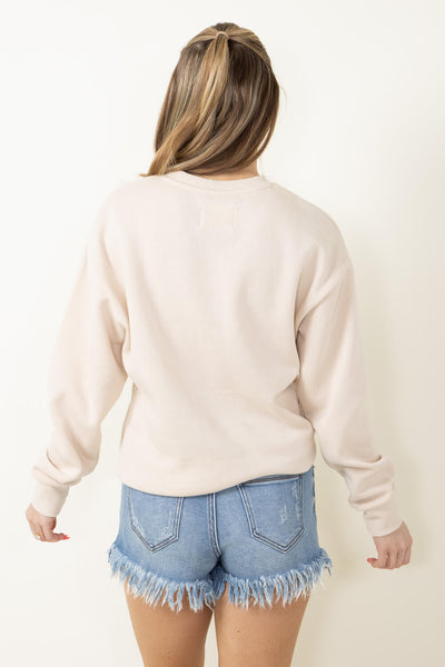 1897 Active Embroidered Michigan Fleece Sweatshirt for Women