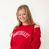 1897 Active Sweetheart Sweatshirt for Women in Red